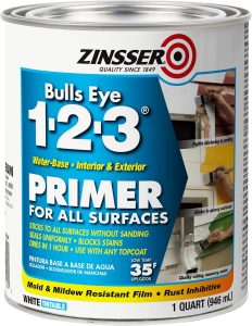 Zinsser 02004 Bulls Eye 1-2-3 All Surface Primer