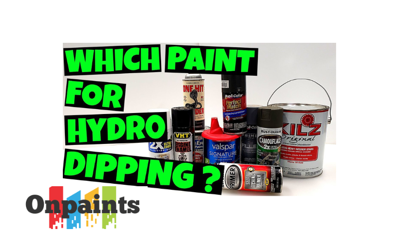 what type of spray paint to use for hydro dipping