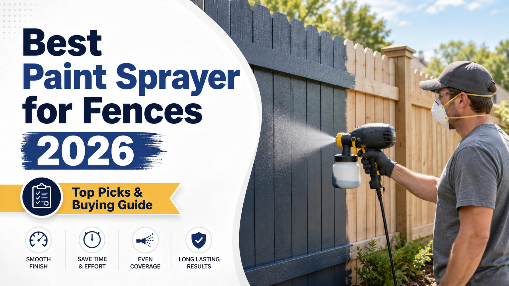 Best paint sprayer for fences 2026