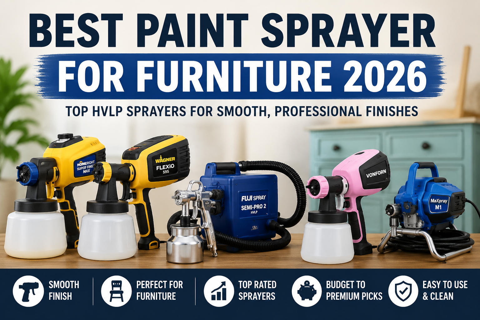 Best paint sprayer for furniture 2026